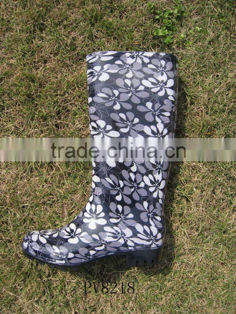 2015 High Heel Women' Cheap PVC Rain Boots