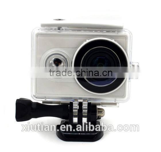 Xiaomi Yi Camera Waterproof Case+Surfing Mouth Mount+Floating Bobber for Xiaomi Yi Camera Accessories Xiaoyi Action