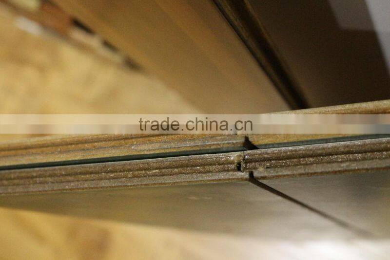 dark color HDF laminate wood flooring Foshan