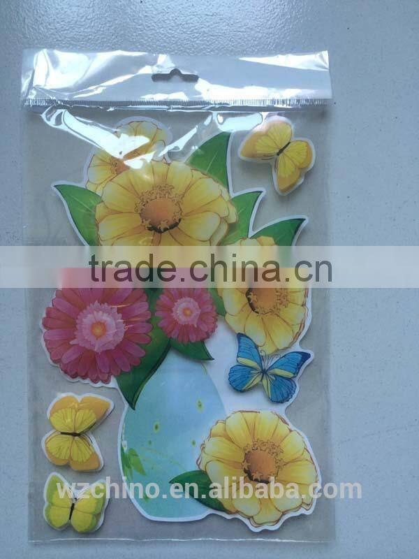 Decrative EVA sticker for kid room/kindergarten