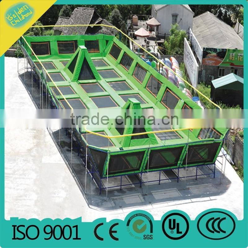 newest style large indoor trampoline park for amusement play