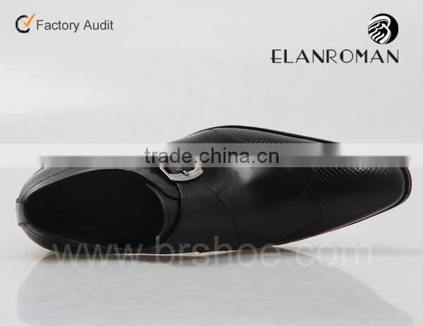 Genuine leather monk shoes for men dress shoes
