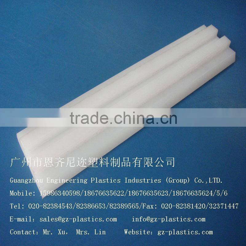 HDPE plastic UHMWPE PE polyethylene nylon linear guide rail/str