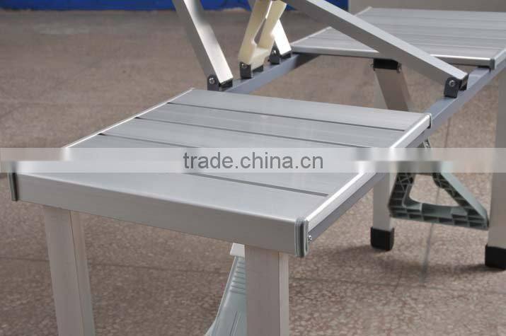 MDF top Folding Aluminum Picnic Table foldable table and chairs