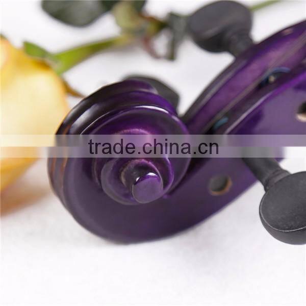 (TL-VP01A )Colored Plywood Vioin Universal Violin Manufacture Colorful Violins With Cases