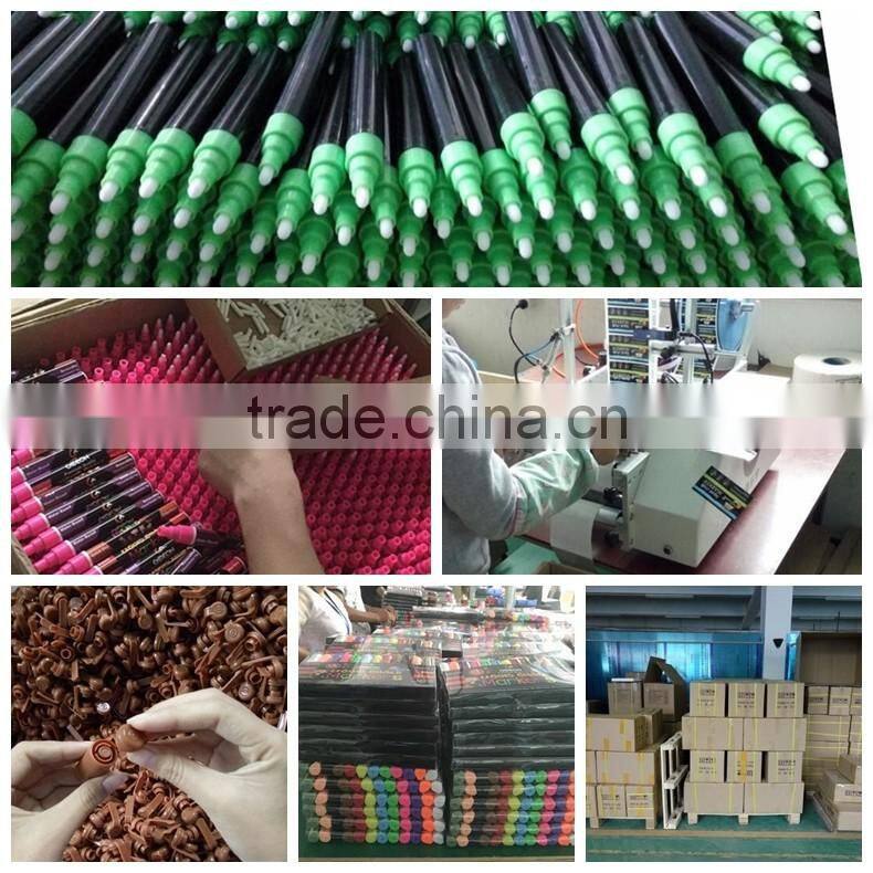 Kids Paint marker pen sales 3/6/8/10/15mm tips imported ink car painting liquid chalk markers 8-19colors 2017 unique markers