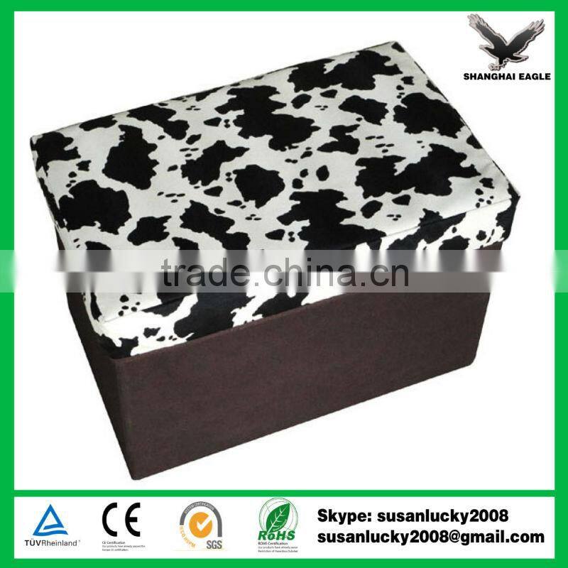 Storage Seat Stool with Logo Printed (diectly from factory)