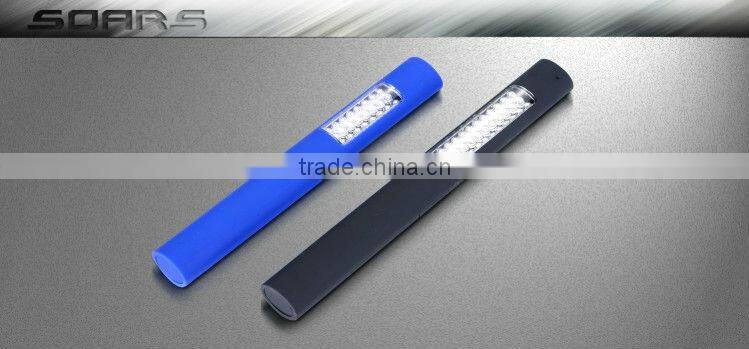 Portable Magnetic LED Work Light Bar Torch 4AAA ABS Plastic