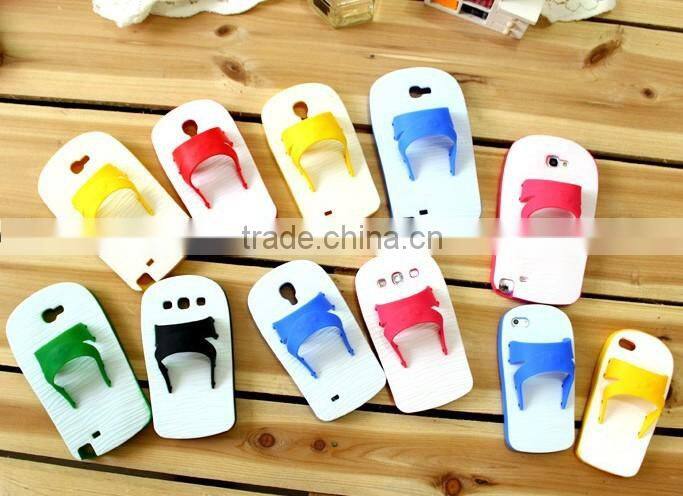 2013 Newest Slipper Style Silicone Lighter Funny Mobile Phone Cases for SUMSUNG S4/9500 "11"