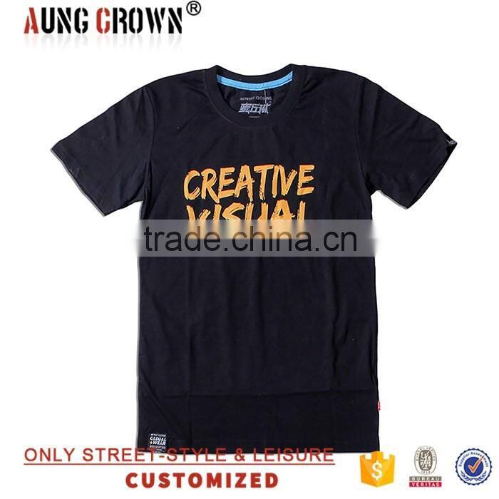 Custom Made 100% Cotton Bulk T Shirt Sales Casual Style Cheap