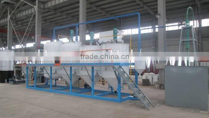 peanut ,soybean and sunflower oil refining machine for all kinds crude oil with BV and CE certification