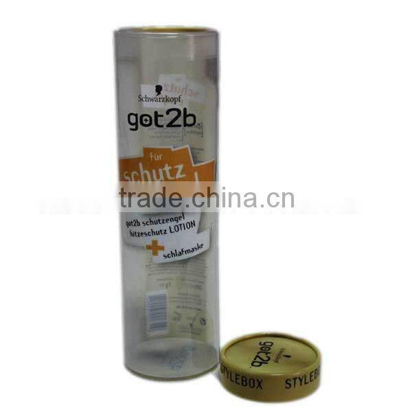 oem pvc clear plastic cylinder tube