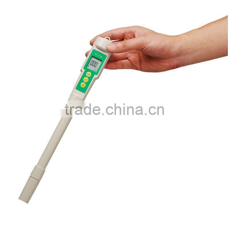 Waterproof Tester with Long Probe 19990 ppm Aquarium 3-in-1 EC CF TDS Meter