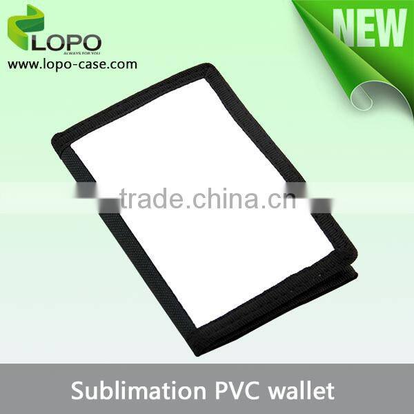 2016 New Arrival Sublimation fancy fold PVC Wallet purse for girls
