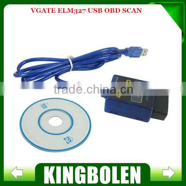 2014 Highly Recommend Vgate ELM327 USB OBD Scan USB Diagnostic Scanner Work With OBD2 Vehicle Vgate ELM 327 USB OBD2 Scan