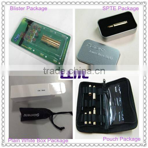 FDA Approved High Quality Gold Plated Brass 40S&W Caliber Cartridge Red Laser Bore Sight