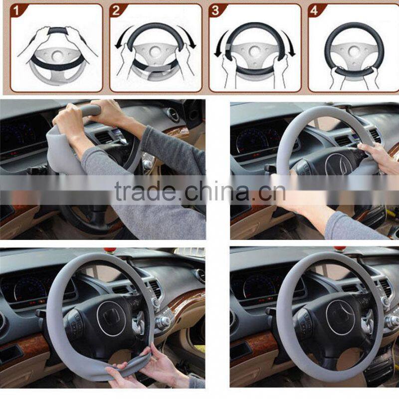 Multi-Colored Manufacture silicone steering wheel cover
