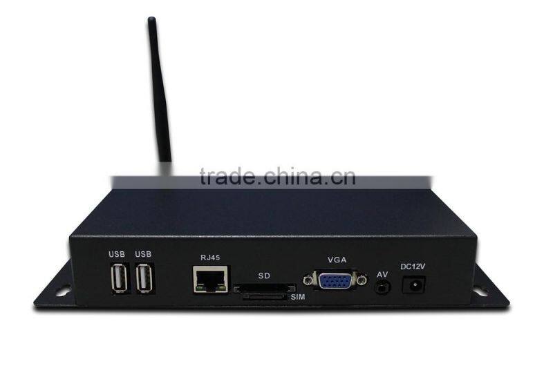 Multimedia HD Player Box Frame Advertising Player Digital Signage With SMDT RK3188 Chip Dual Core Control Board
