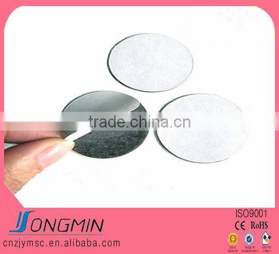 die cut magnet sheet with adhesive sticker