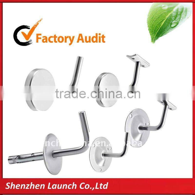 outdoor step metal handrail angle stair handrail bracket / round handrail bracket price
