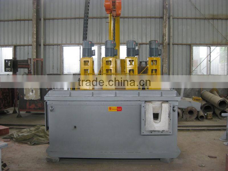 4 rotors in-line molten aluminum degasser