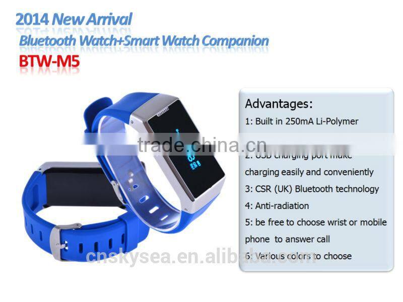 2014 Bluetooth Watch and Smart phone companion Watch