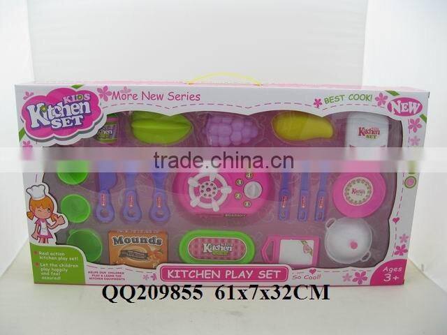 Funny plastic kitchen play toy set ,cooker play set for boys & girls