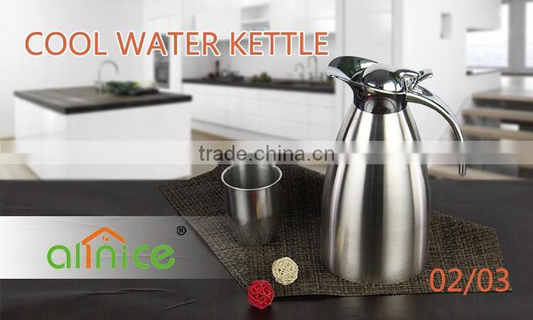 Allnice daily vacuum handle Insulated stainless steel tea carafes /thremal water kettle/coffee carefes