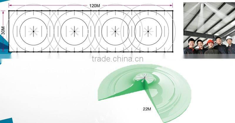 40DB Low Noise 8 PCS Blades HVLS Fan for Industrial