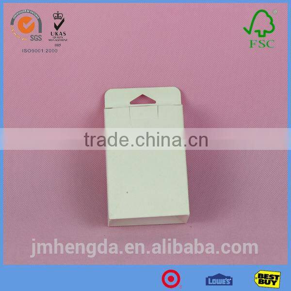 Fashion Design Retail Cellphone Packaging Box With Hook