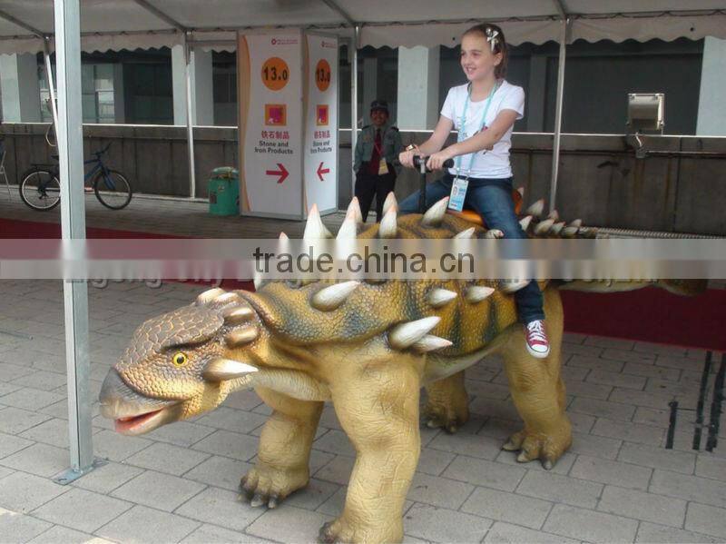 Animatronic walking animals for kids ride