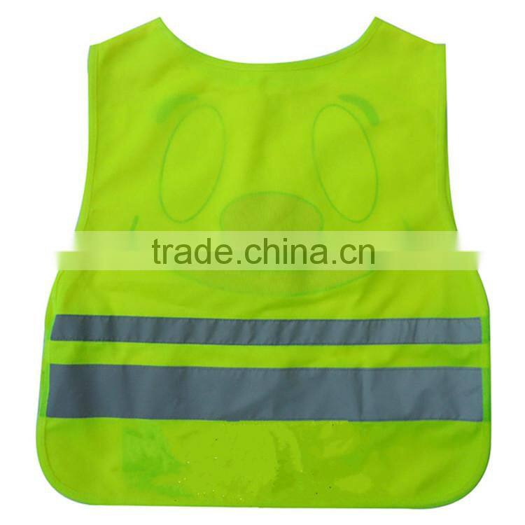 EN1150 4-12 years school reflective safety vest for junior kid children school student
