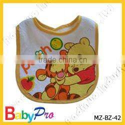 2016 hot sale cotton baby bibs with EVA cover