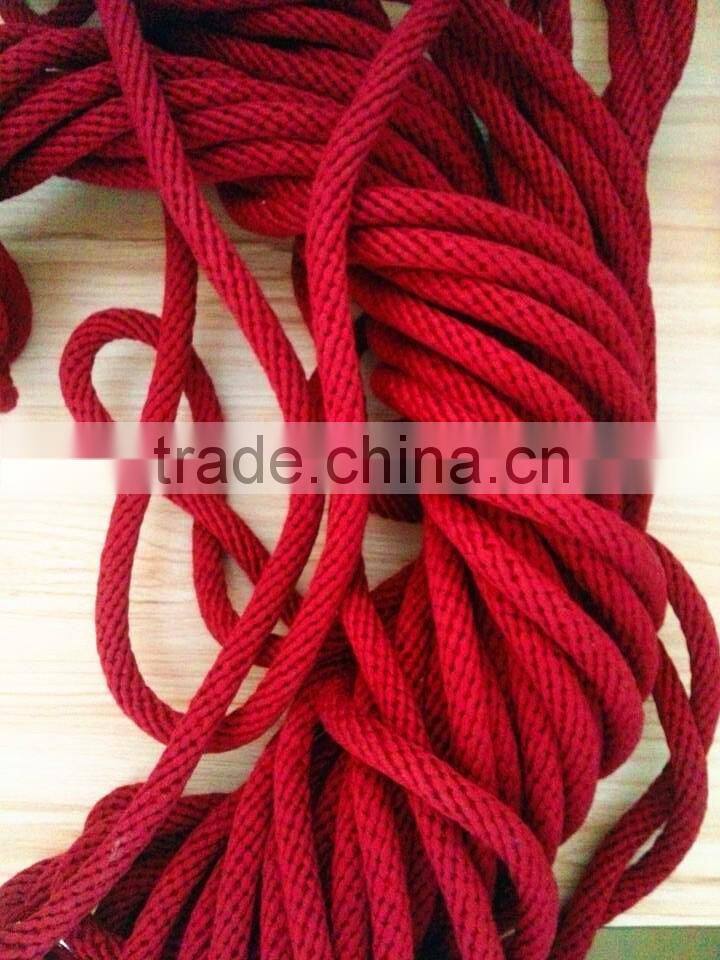 11mm diameter 100 percent mercerized cotton leash blue for pet accessory