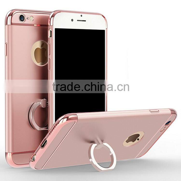 3 in 1 Combo With Holder Mobile Phone Case For iPhone 6 Plus