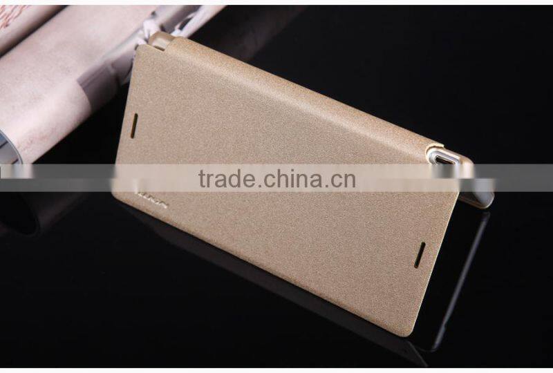 Nillkin new arrived Flip leather case For Sony xperia M4 AQUA