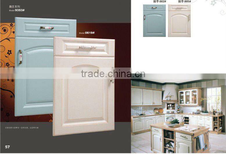 PVC door kitchen cabinet