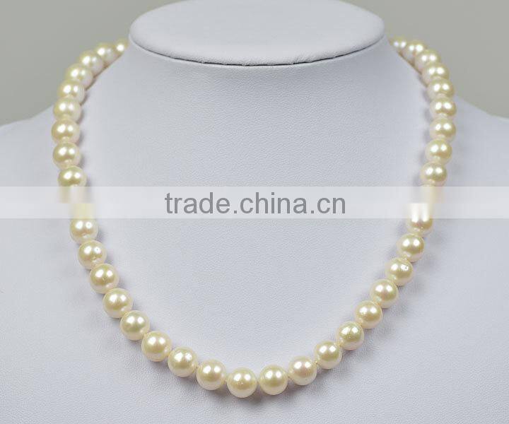 Hot Sale fashion decorative zhejiang beads strand freshwater pearl necklace in bulk