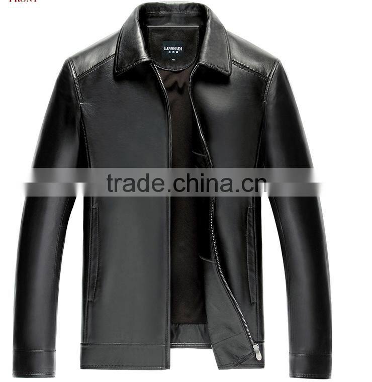 2015 Mens Winter leather jacket