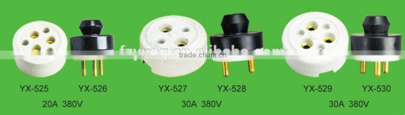 Electrical Porcelain Plug with socket