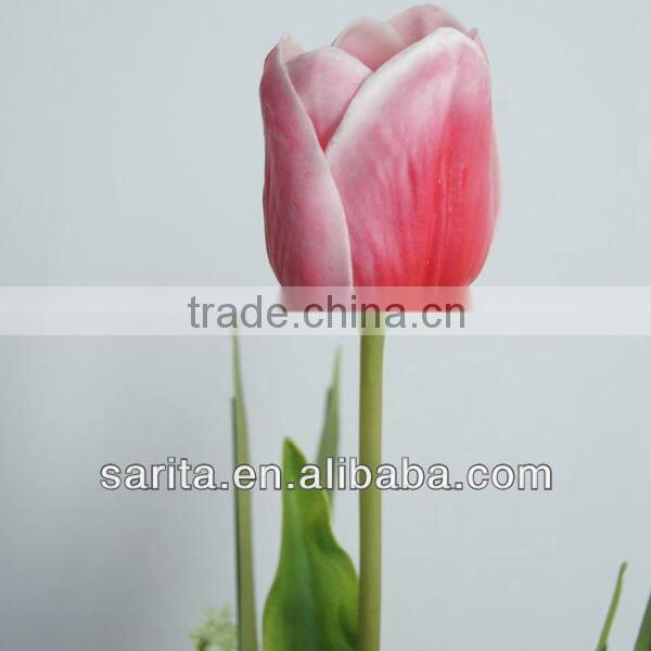 new arrival perfect artificial real touch tulip for decoration