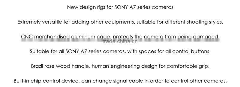 TILTA ES-T17A S0ny Alpha A7S II A7R II Mk2 Lightweight rig Cage Baseplate HDMI Wooden Handle
