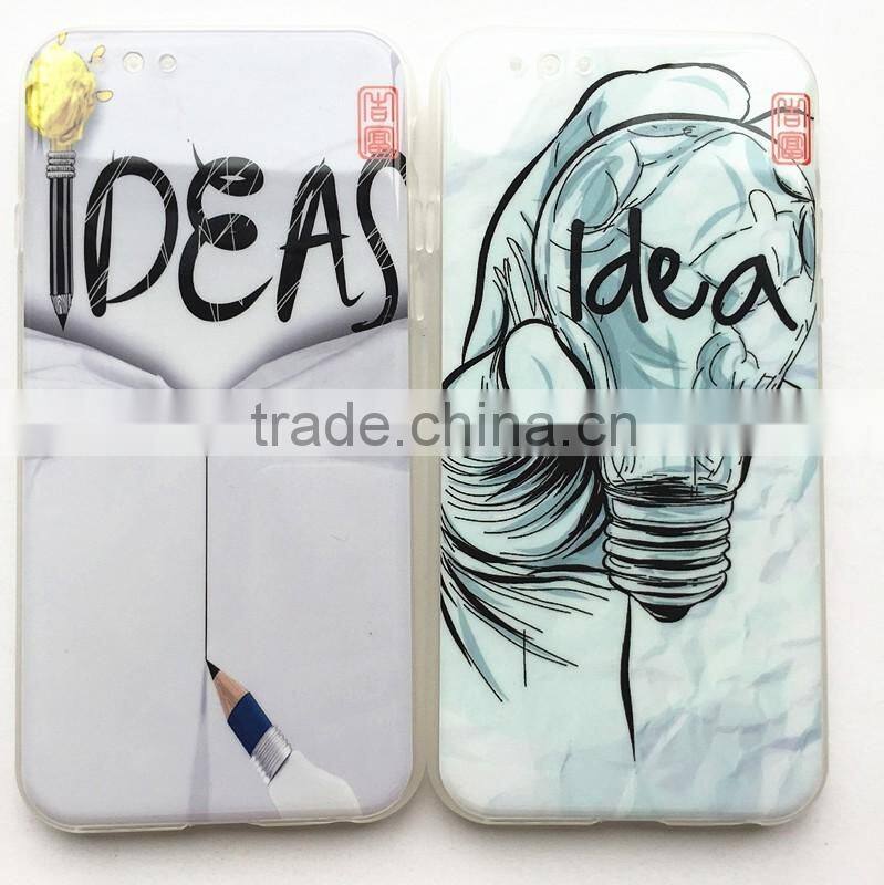 Double sides phone case for iphone 6 6s design is TPU+PC mobile phone case for 6 6s and high quality for iphone 6 6s