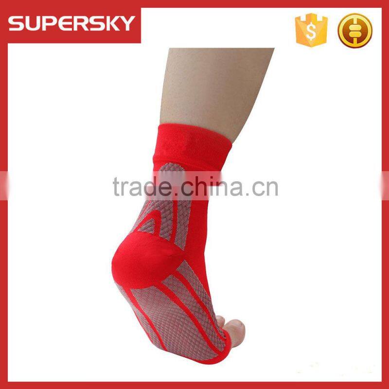 F0023/Compression Foot Sleeve Pair / Breathable Medical Foot Sleeve/ Stretchy Compression ankle Sleeves