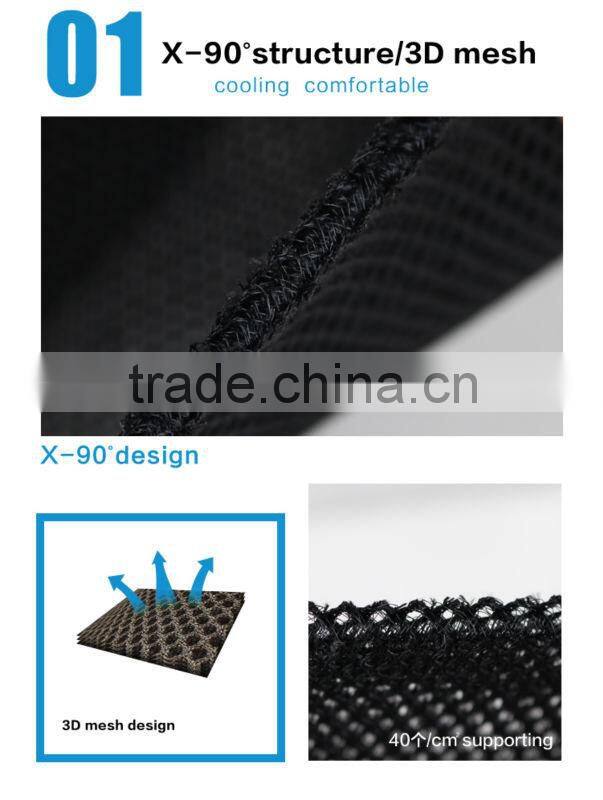 Advanced side leather material motorcycle seat cover mesh