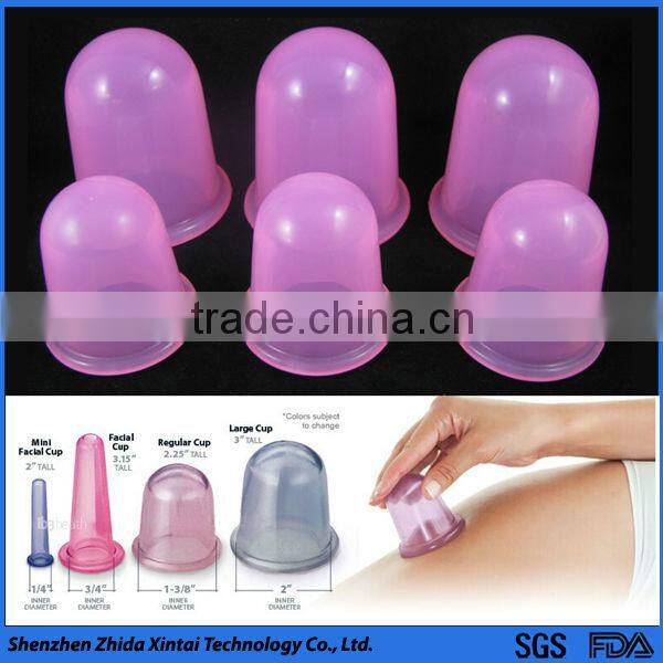 alibaba china wholesale a set of 4pcs silicone vacuum terapia coppe