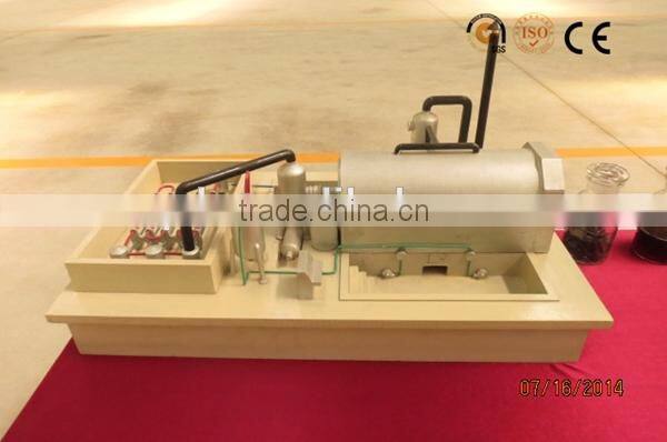 Used tyre vertical pyrolysis plant