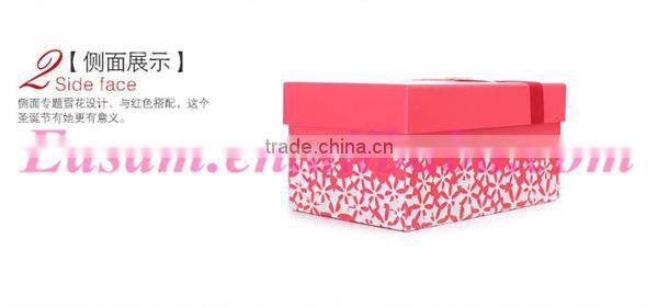 Wholesale gift box snowflake small square shape decorative christmas gift boxes