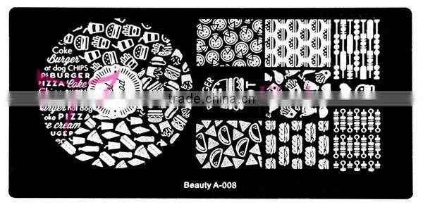 Sexy stamping nail art plate,beauty-A series nail art stamp plate