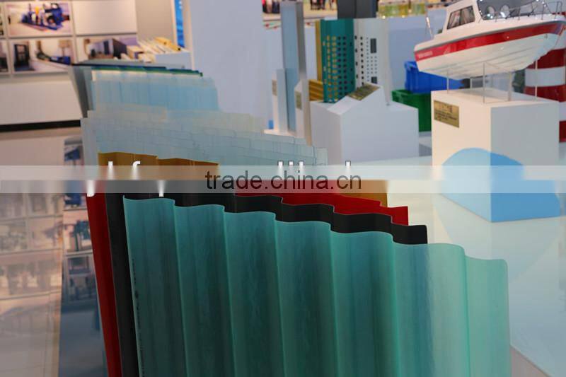 1.0 mm frp polyester transparent and translucent roofing panel
